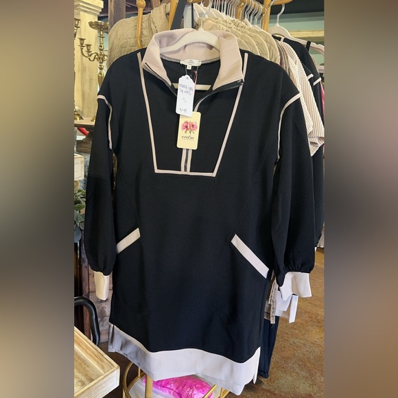 entro zip dress with pockets - Picture 4 of 4